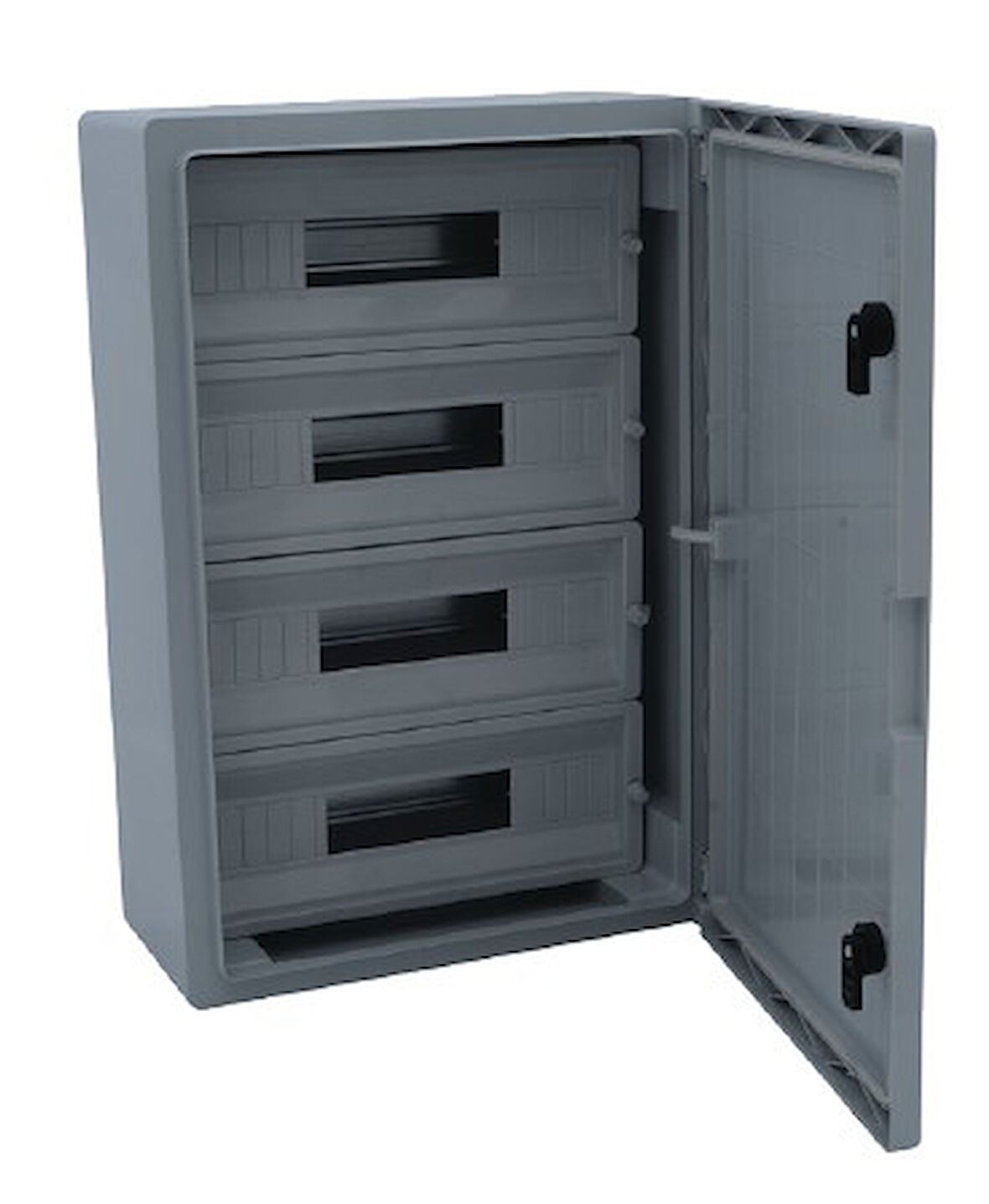 Çetinkaya 40x60x20 ABS Pano 4x17 Opak Kapaklı 68 Otomat Pano ÇP 5105