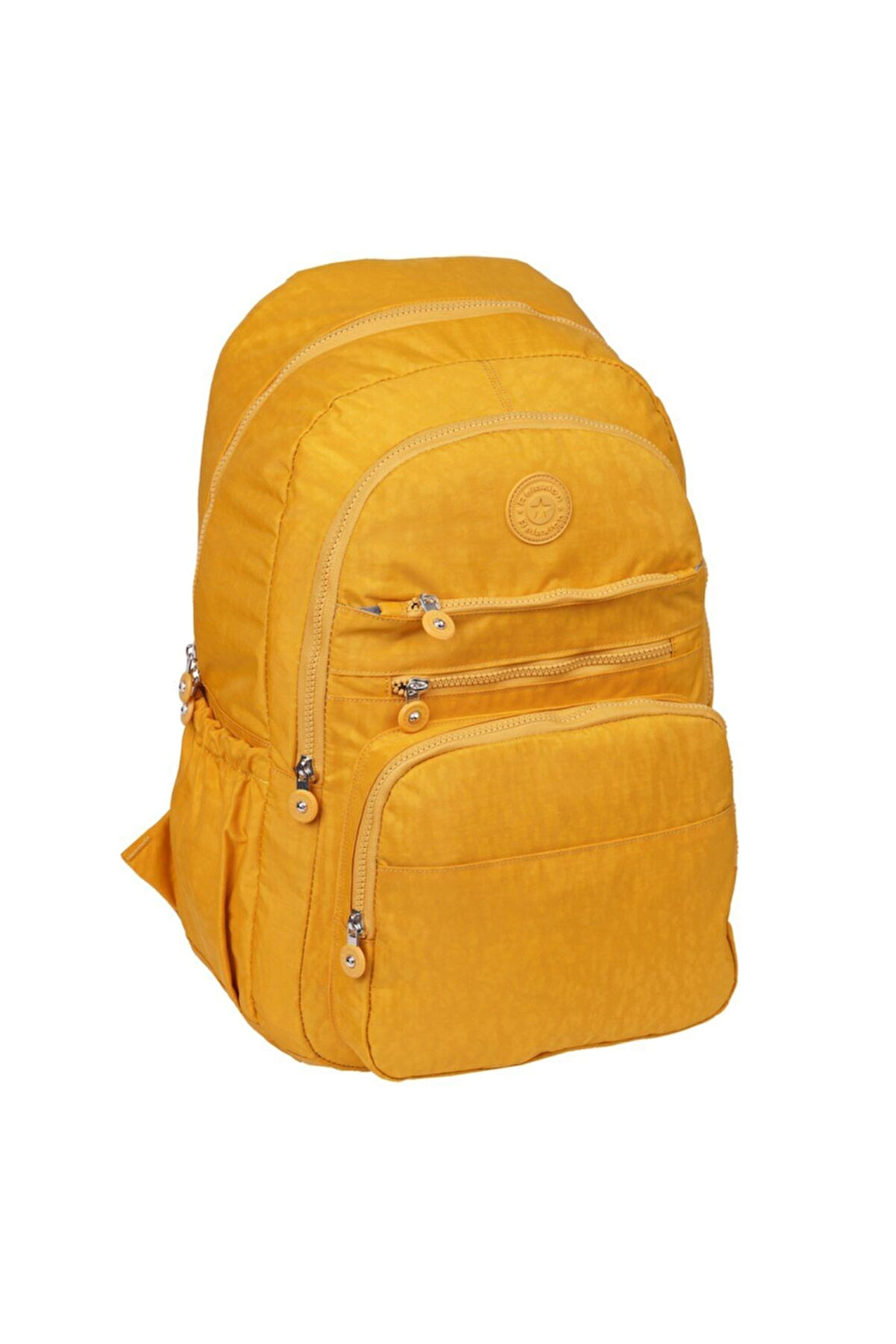 Su Geçirmez Krinkıl Kumaş Sırt Çantası HARDAL