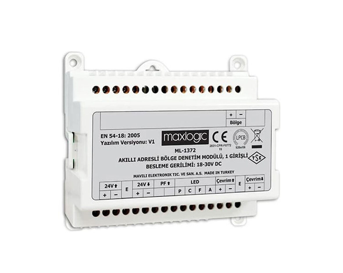 Mavili ML-1372 Bölge Denetim Modülü, 1 Girişli