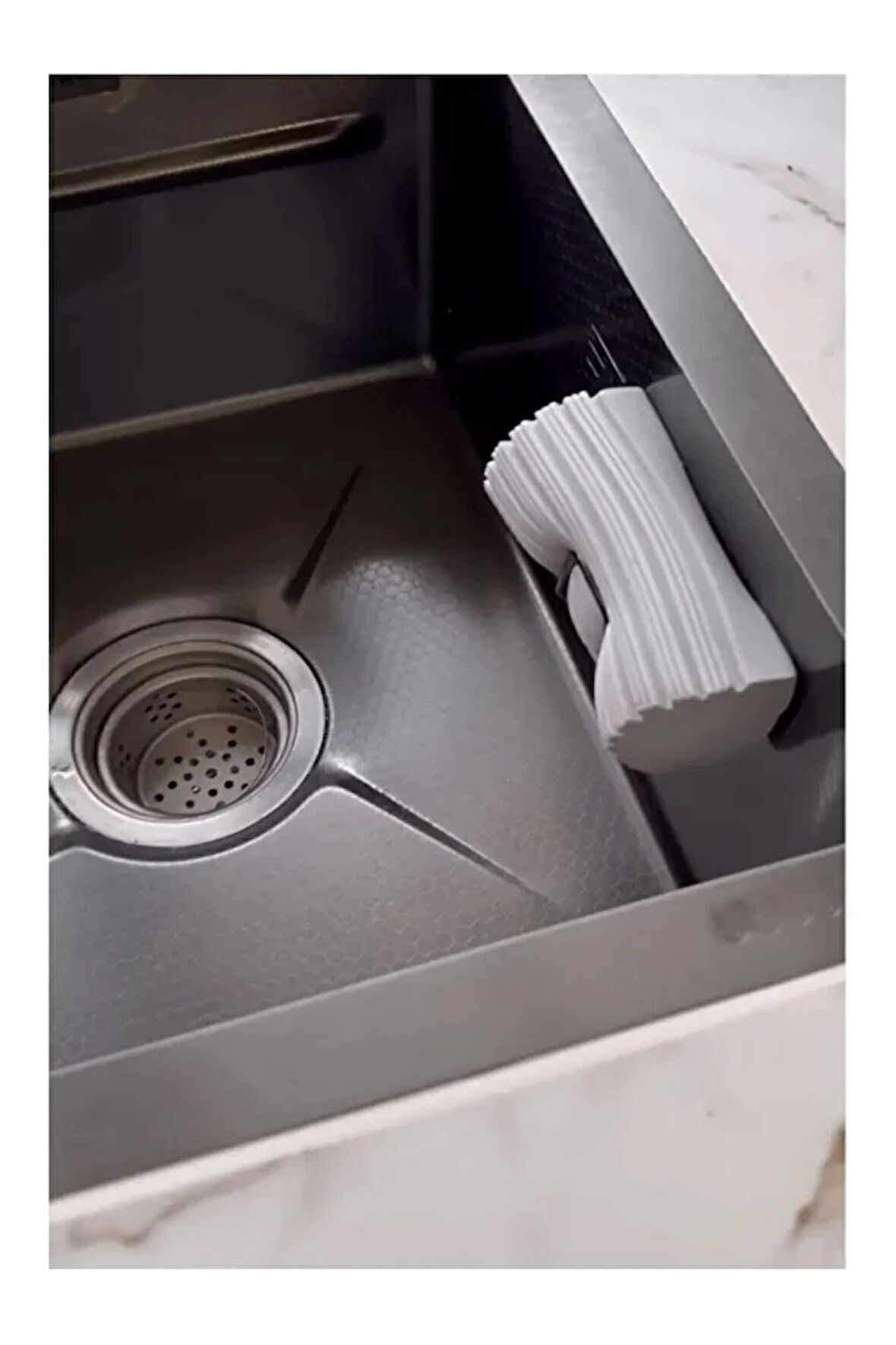 Bulaşık Süngeri Tutacağı Evye Düzenleyici Telli Bulaşık Süngeri Tutucu Askı 2 Adet