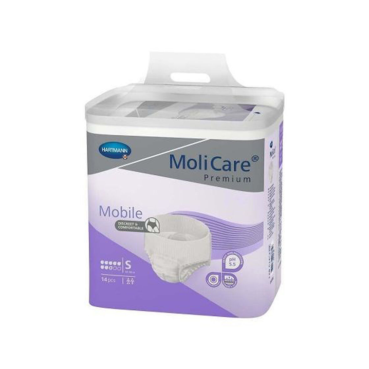 MOLİCARE 8 DAMLA KÜLOT BEZ KÜÇÜK BOY SMALL 14 LÜ