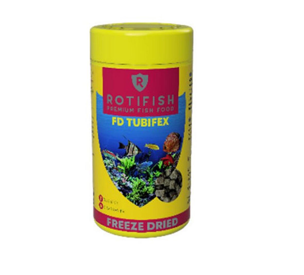 Rotifish Fd Tubifex Worms Kurutulmuş Kurt Balık Yemi 100ml 7gr