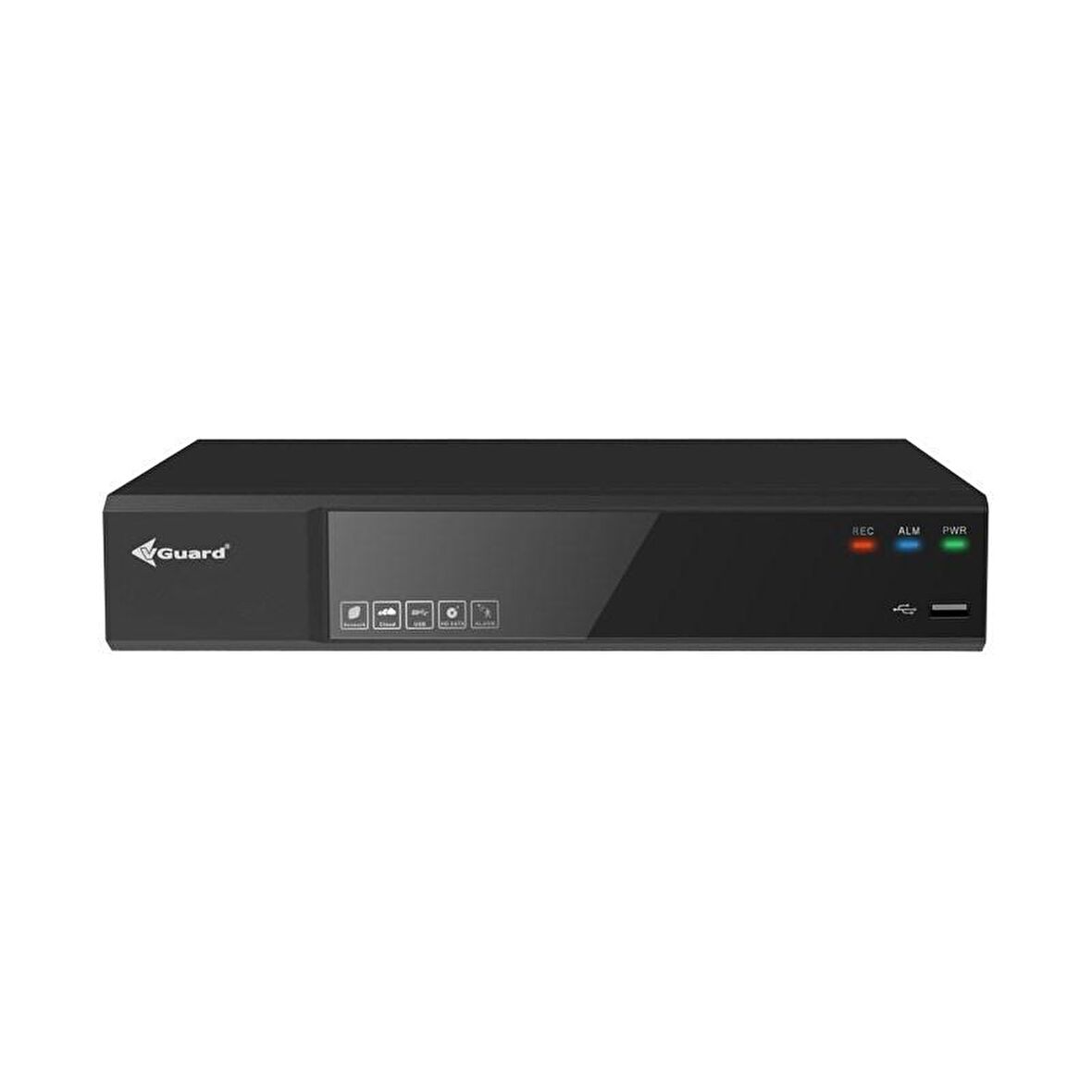 VGuard VG-8C1E-NVR 8 Kanal 5MP H.265+ 1 HDD 10 TB NVR Kayıt Cihazı 