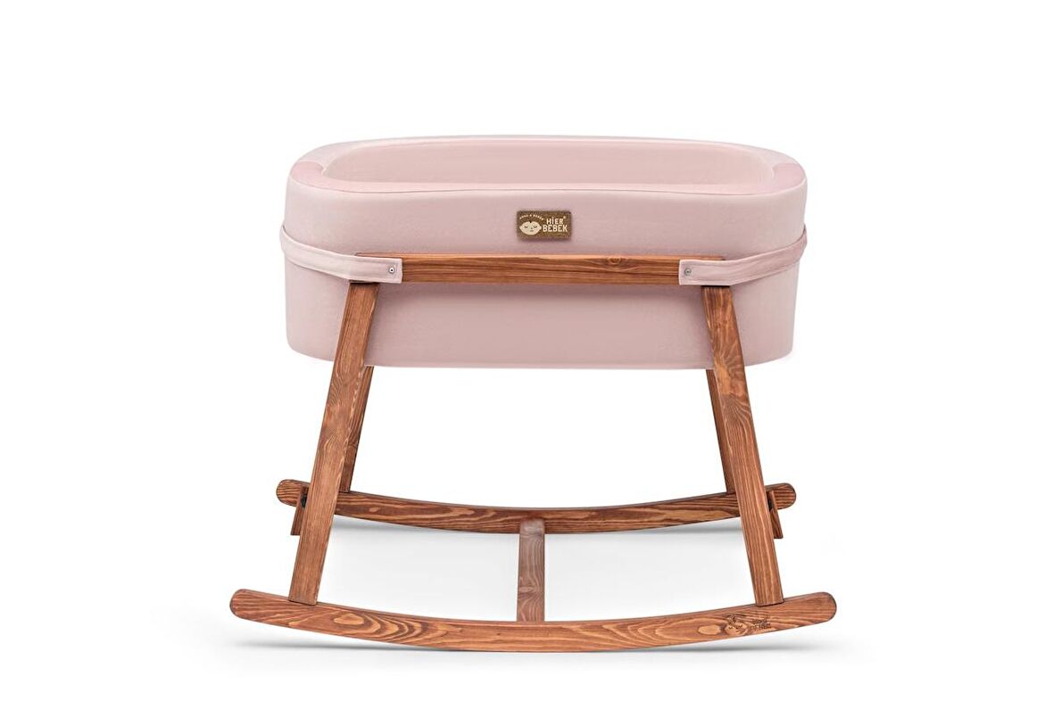 Hier Meşe Standlı Sallanır Pembe Anne Yanı Beşik 