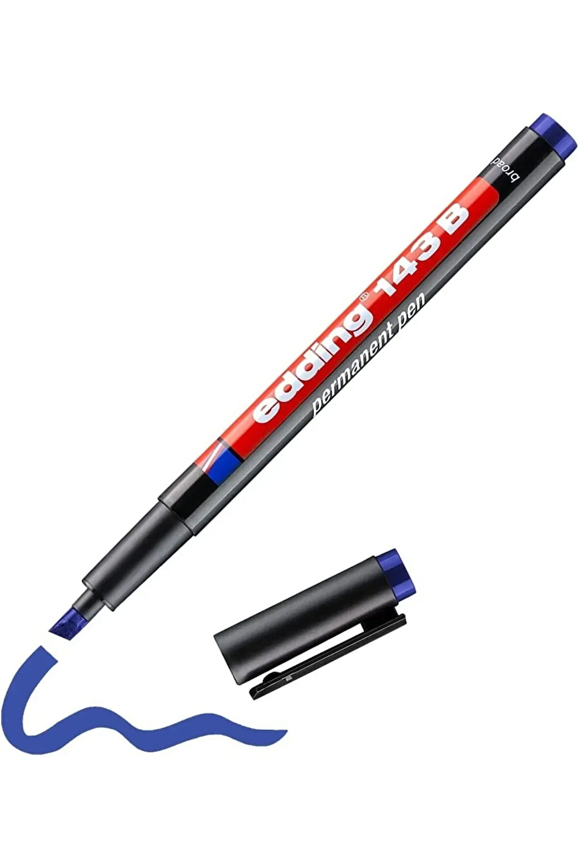 143 B Kesik Uçlu Kaligrafi Kalemi Mavi