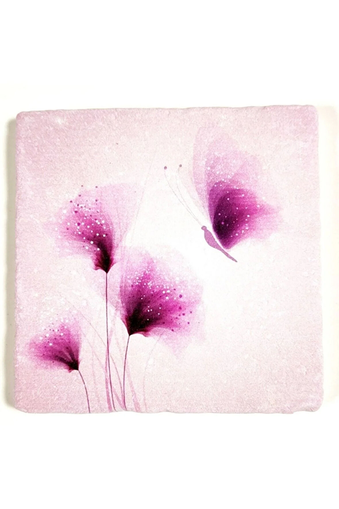 Dekoratif Figürlü Doğal Taş Banyo Gider Kapağı Süsü Tekli 10x10 Cm Model 102