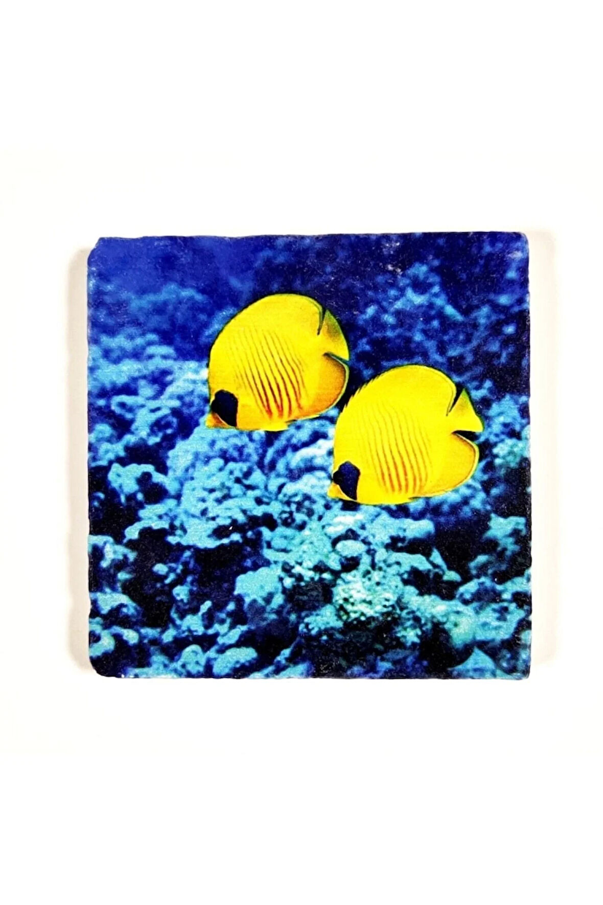 Dekoratif Figürlü Doğal Taş Banyo Gider Kapağı Süsü Tekli 10x10 Cm Model 95