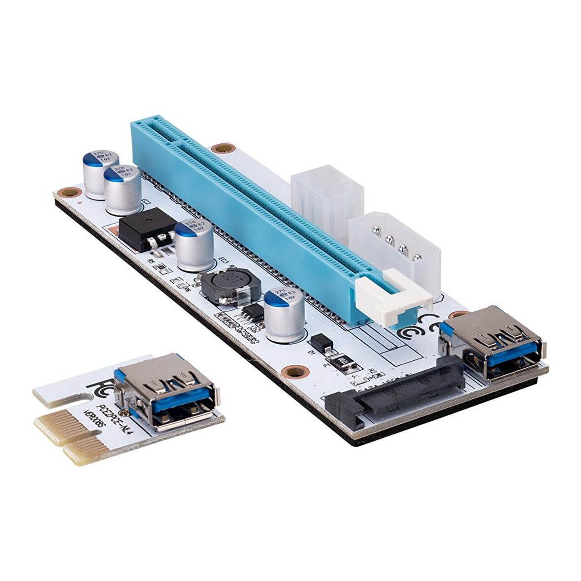 S-Link SL-EX10 PCI-E 1x To 16x Sata 6pin Bitcoin Riser Ekran Kartı Yükseltici