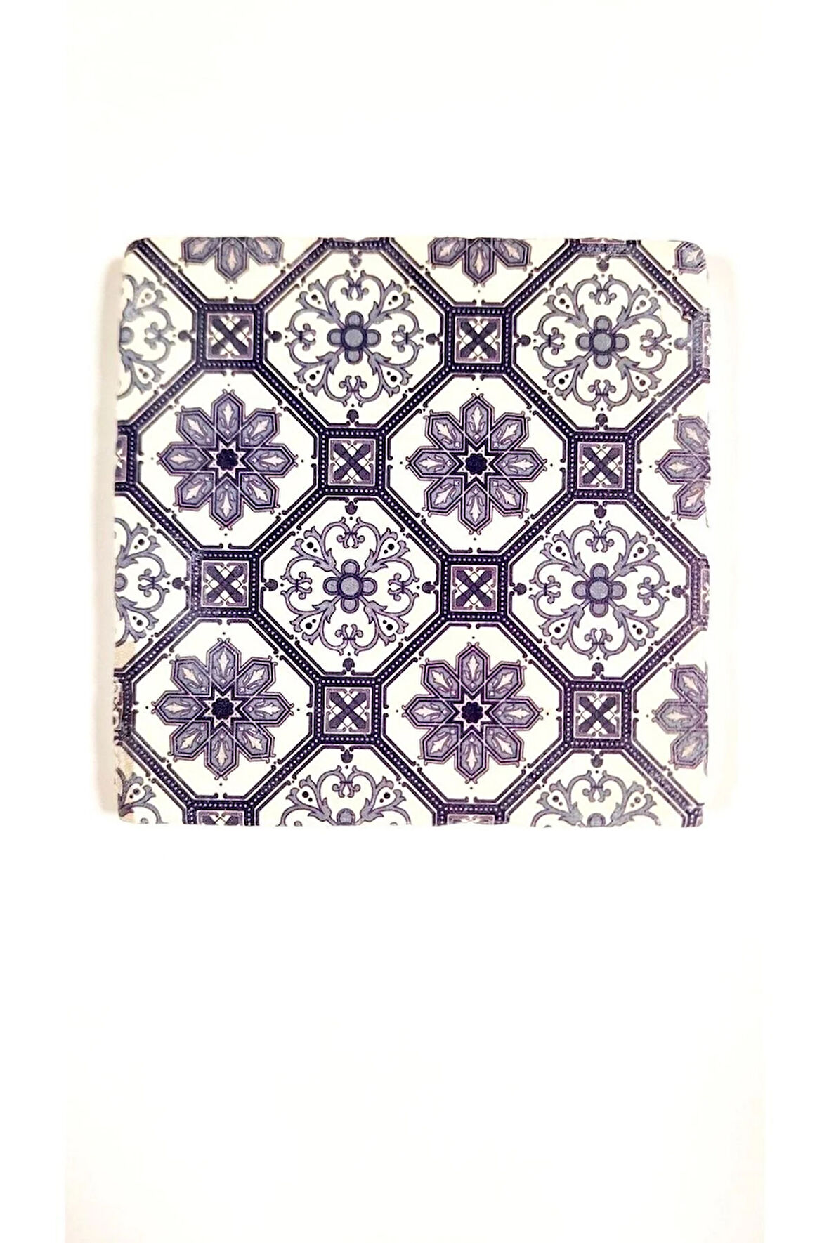 Dekoratif Figürlü Doğal Taş Banyo Gider Kapağı Süsü Tekli 10x10 Cm Model 73