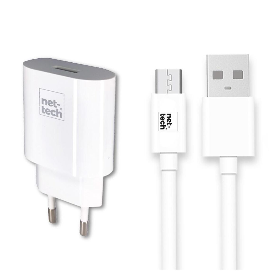 Nettech NT-HCH01 Micro USB Hızlı Şarj Aleti Beyaz