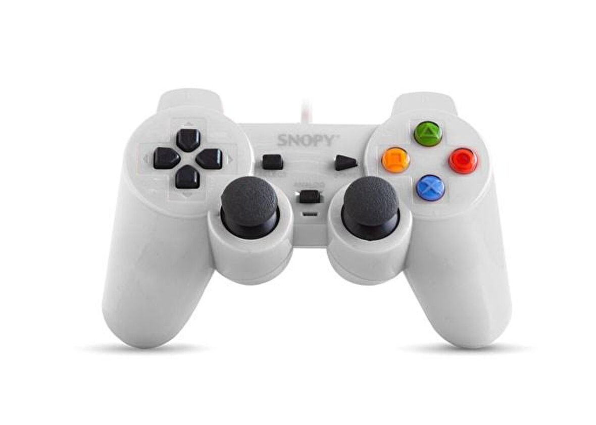 Snopy SG-302 Beyaz USB 1.8m Kablo Joypad