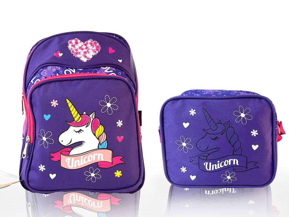 UNICORN Beslenmeli Mor Çanta