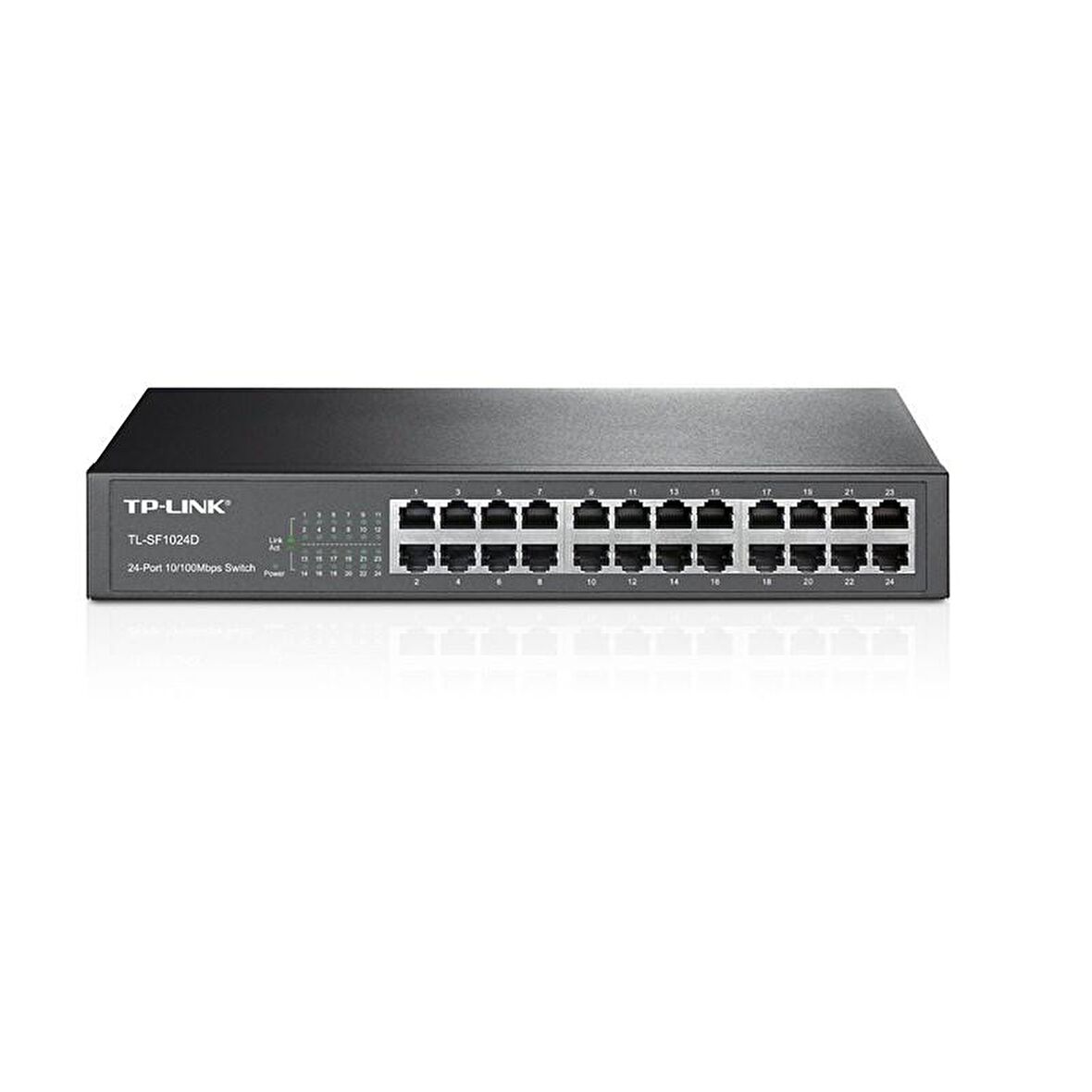 Tp-Link TL-SF1024D 24 Port 10/100 Masaüstü Metal Kasa Ethernet Switch 
