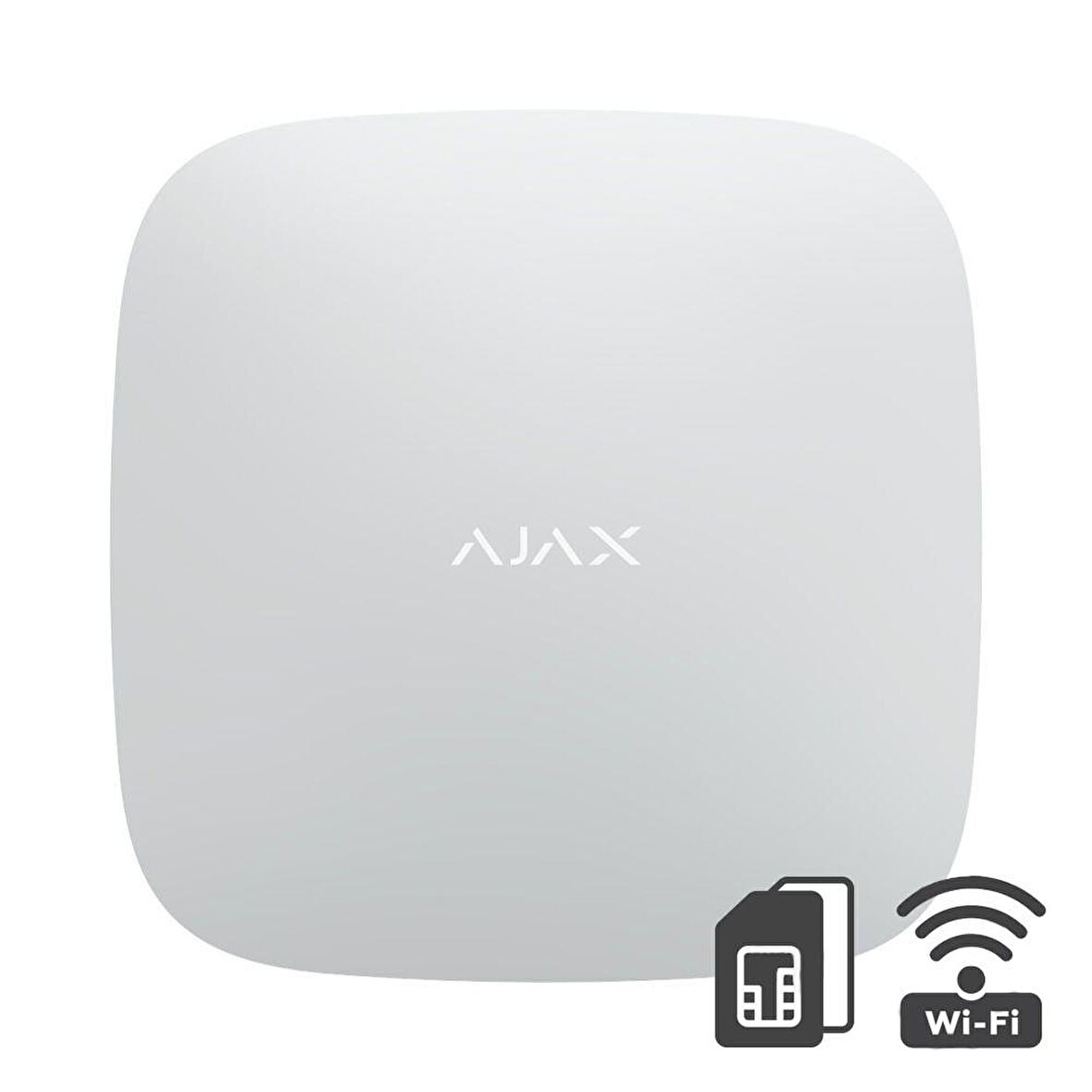 AJAX Hub2 Plus 868MHz MotionCam Desteği Kablosuz Alarm Paneli Wifi Beyaz