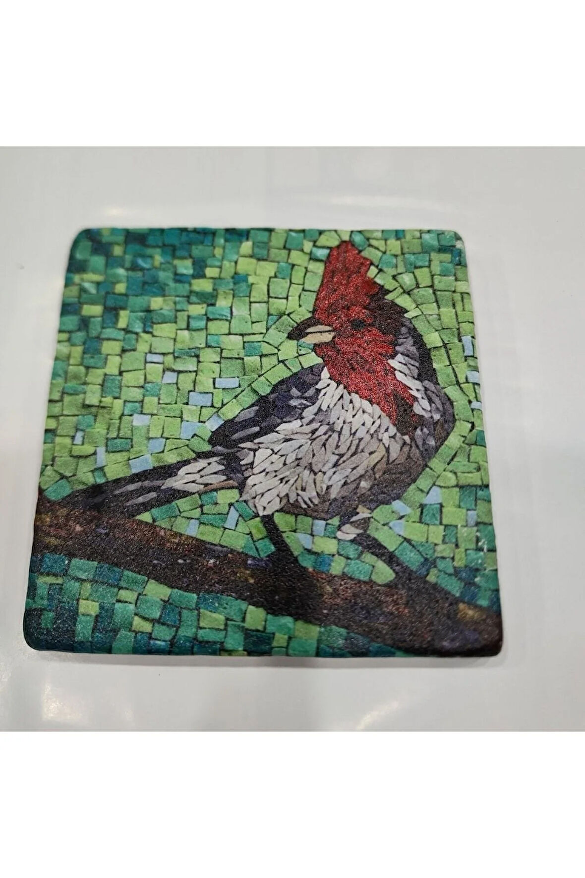 Dekoratif Figürlü Doğal Taş Banyo Gider Kapağı Süsü Tekli 10x10 Cm Model 48