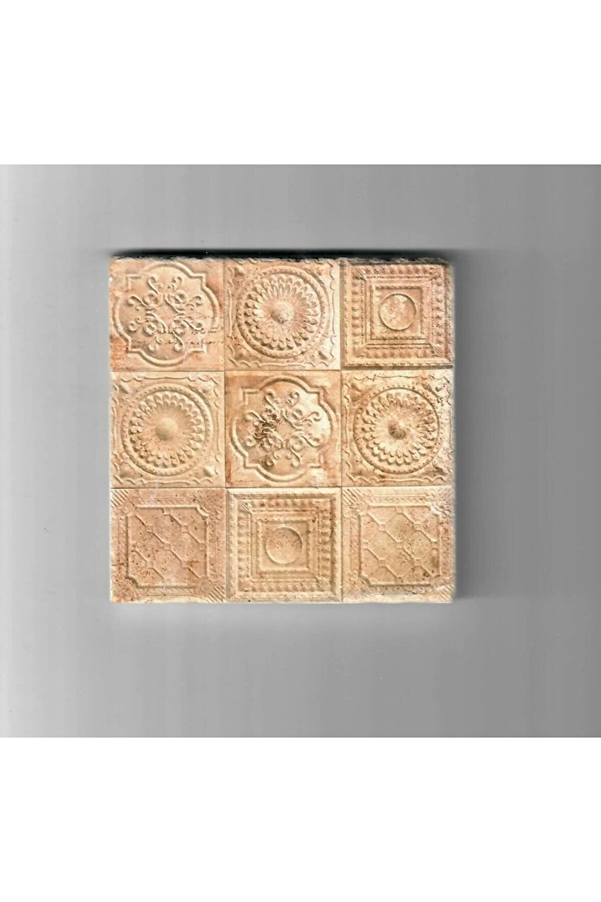 Dekoratif Figürlü Doğal Taş Banyo Gider Kapağı Süsü Tekli 10x10 Cm Model 6