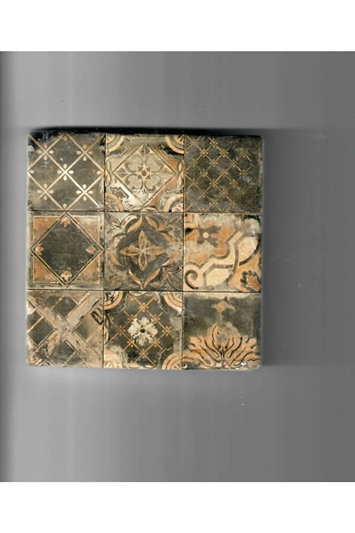 Dekoratif Figürlü Doğal Taş Banyo Gider Kapağı Süsü Tekli 10x10 Cm Model 18