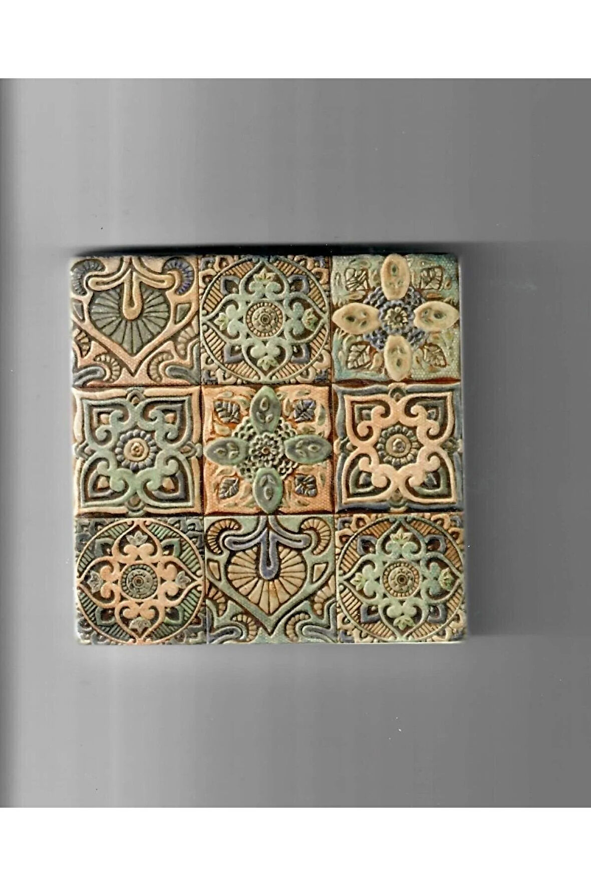 Dekoratif Figürlü Doğal Taş Banyo Gider Kapağı Süsü Tekli 10x10 Cm Model 14