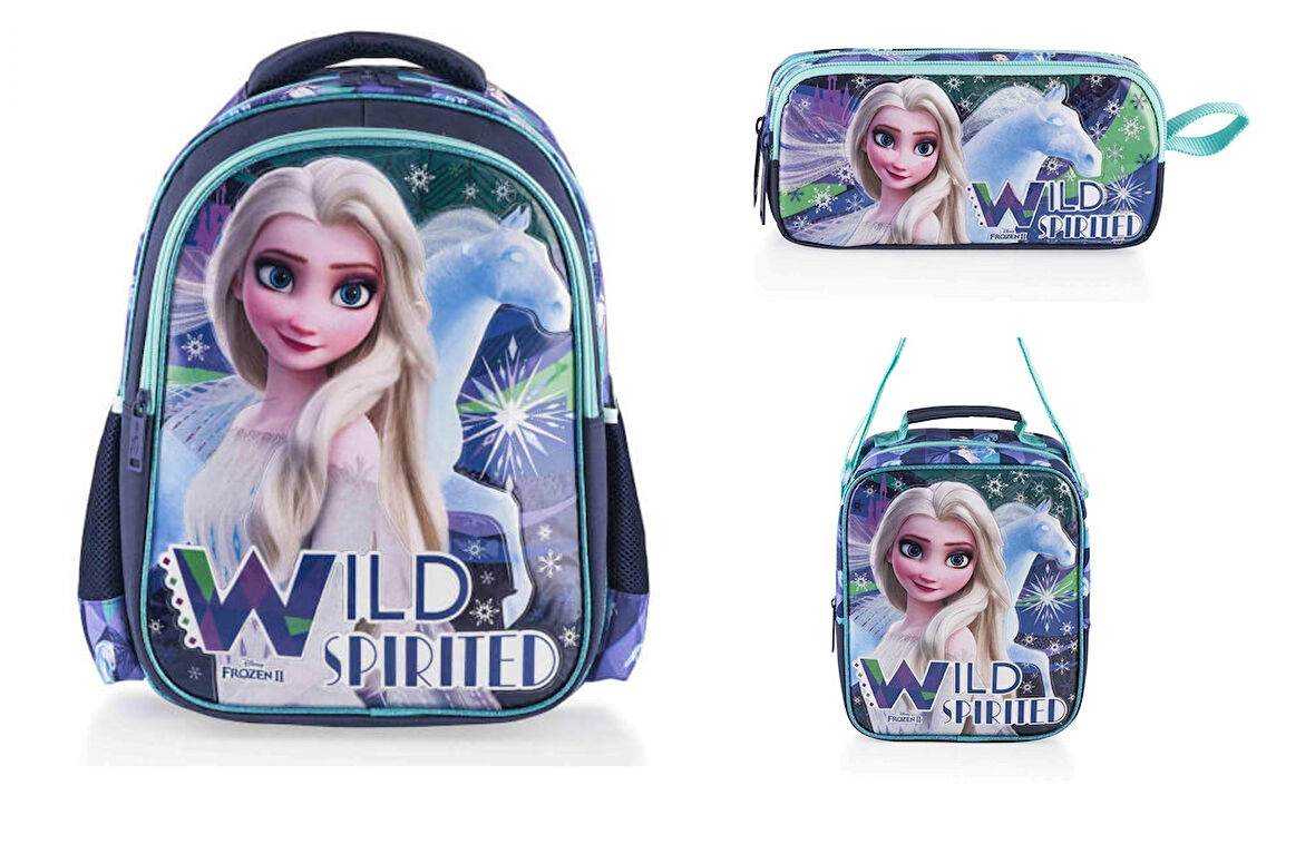 Frocx Frozen Ilkokul Çantası Loft Wild Spirited Ilkokul Sırt Çantası SETİ