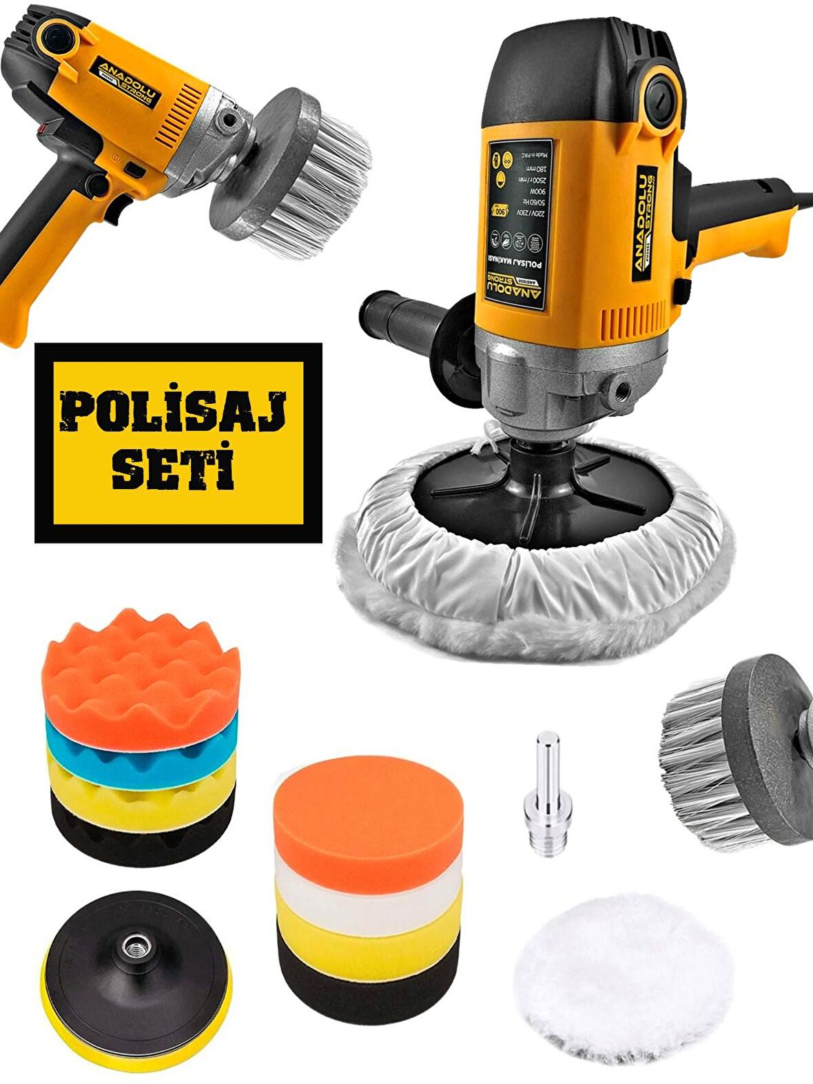 ANS1030 900 W Polisaj Makinesi