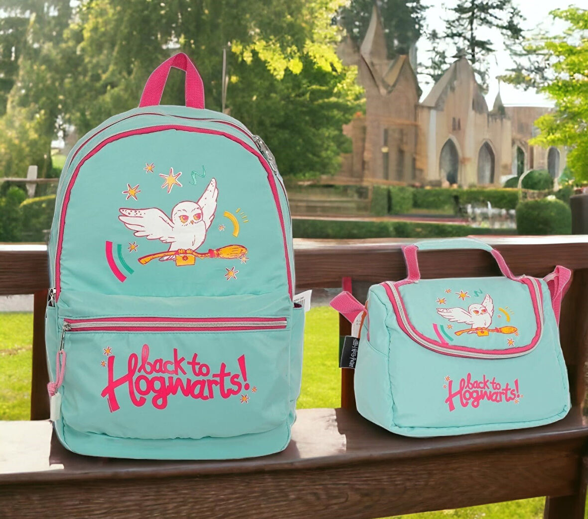 Hogwarts Academy Okul Çantası ve Beslenme Çantası(Lisanslı)