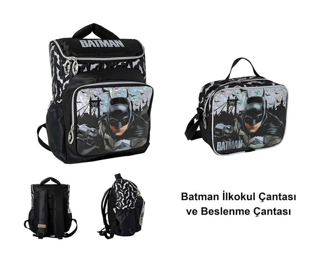 Batman İlkokul Çantası ve Beslenme Çantası