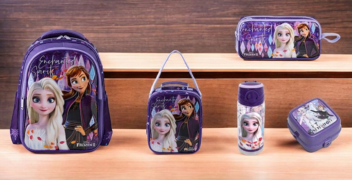 Ilkokul Çantası Loft Sprıts ve Beslenme Çantası SETİ (5 PARÇA)