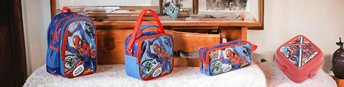 SPIDERMAN İlkokul Çantası Hawk Savior OKUL SETİ(4 PARÇA)