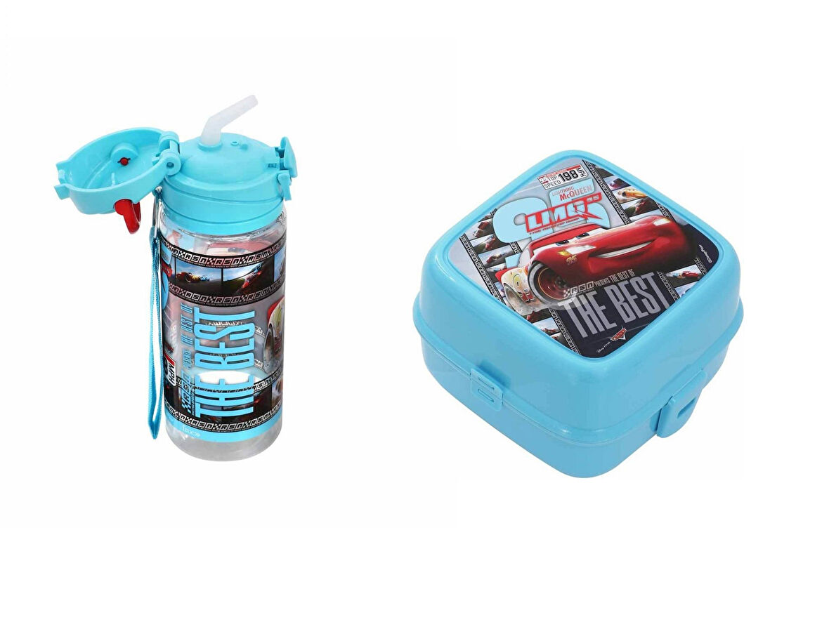 CARS PLASTİK MATARA 500ML BEST ve Beslenme Kabı