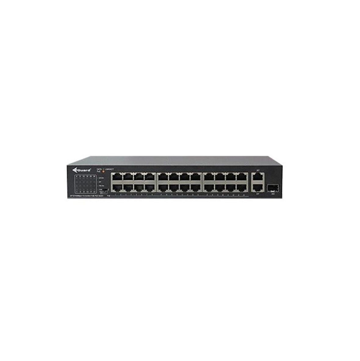 VGurad VG-SW1024P-225 24 Port 10/100Mbps Yönetilemez Poe Switch 225W