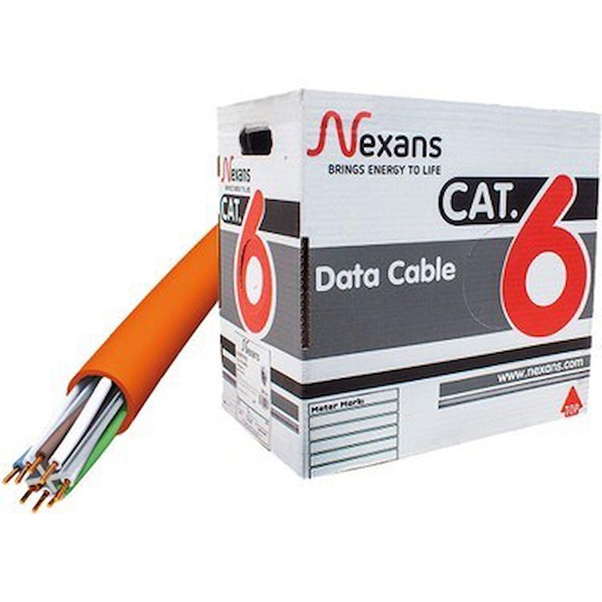 7 metre Nexans Cat 6 Utp 23AWG Halogen Free Kablo