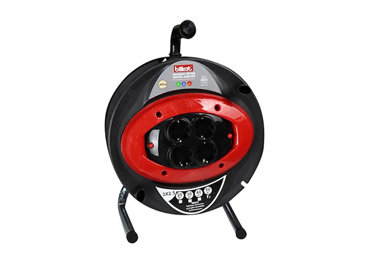 Bilkat Makaralı Kablo 3*2,5 30Mt