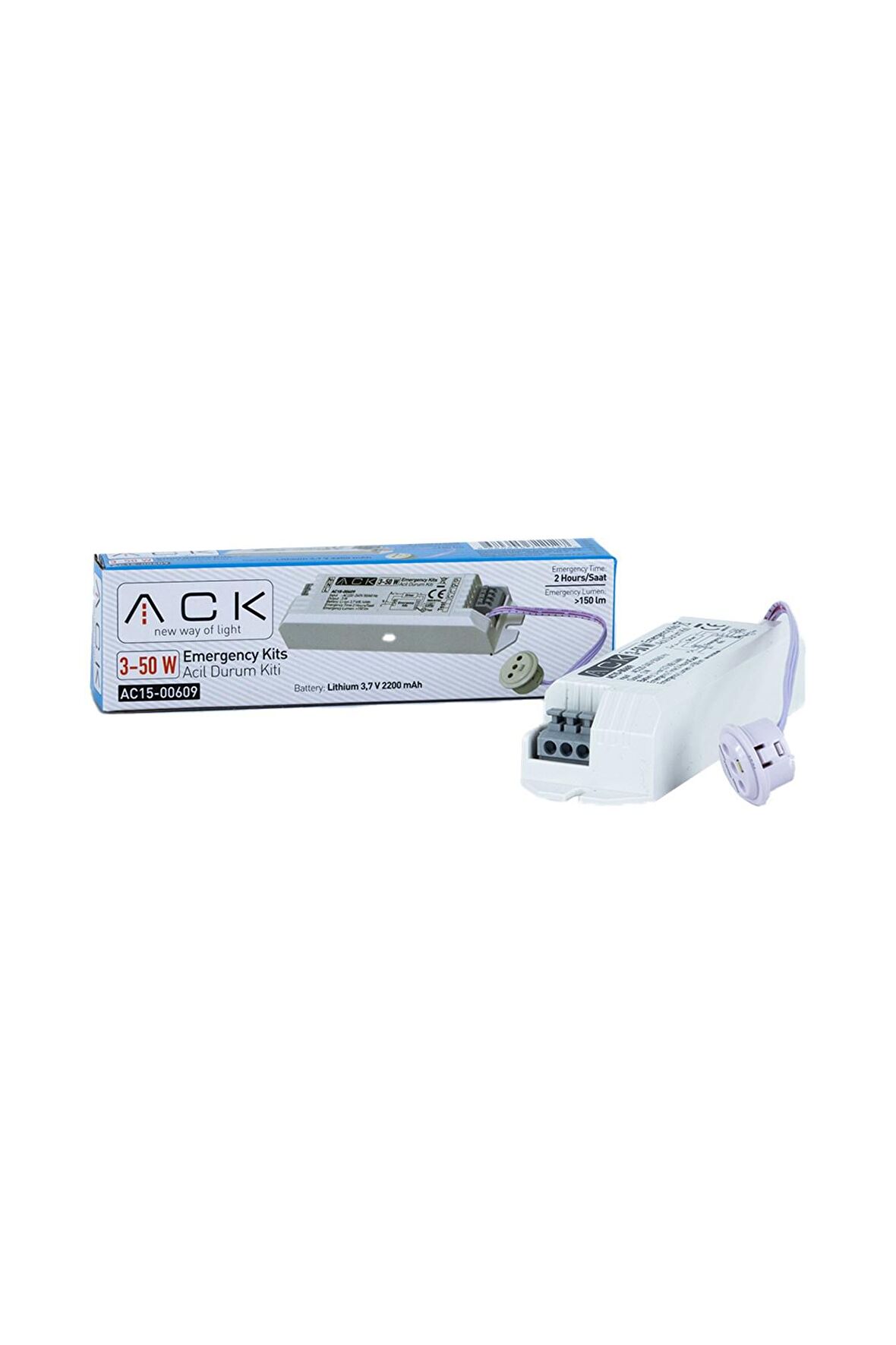 ACK Acil Aydınlatma Kiti 3-50w AC15-00609