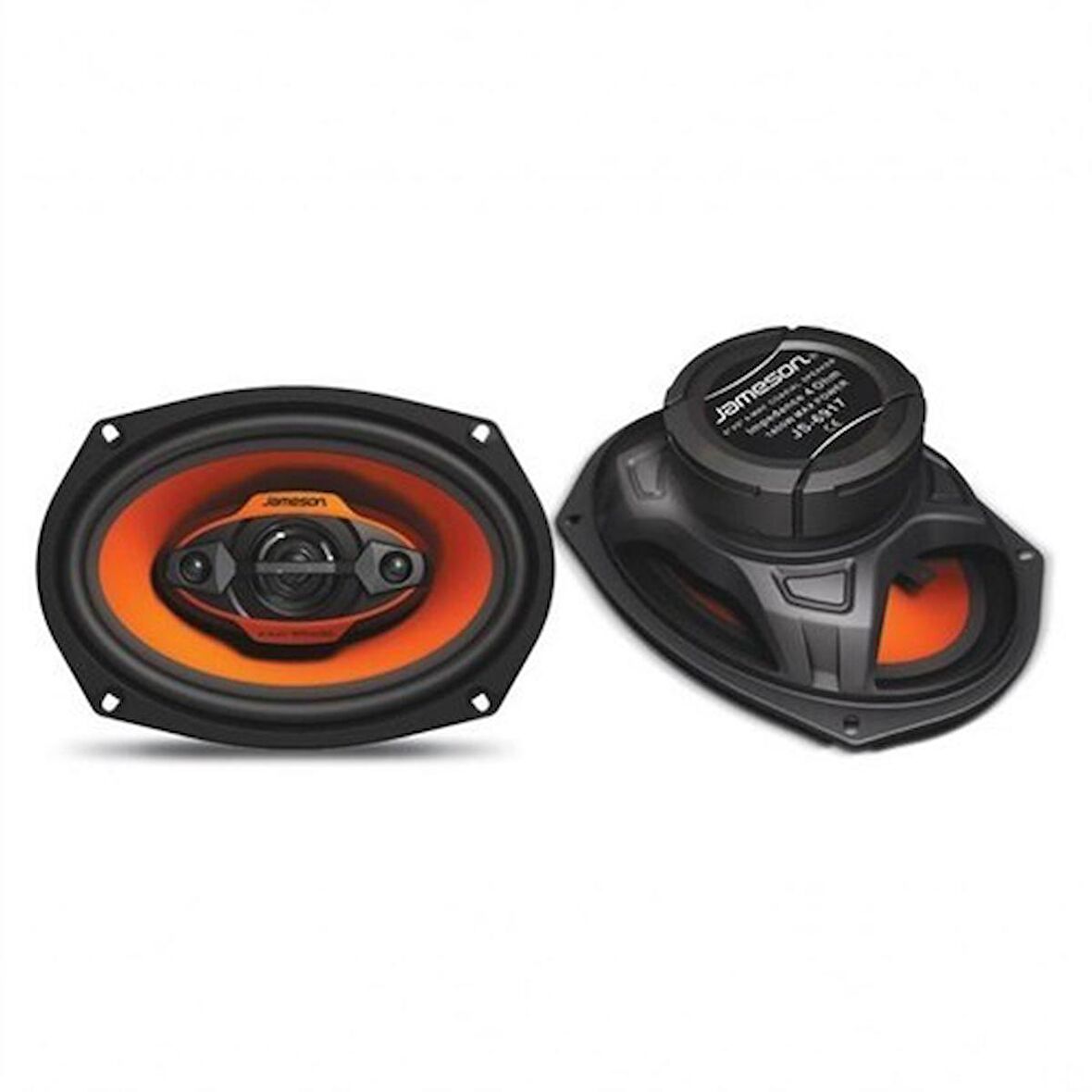 Jameson Js-6917 240rms 1400 W 6x9 Amfi Uyumlu Oval Oto Hoparlör Takımı