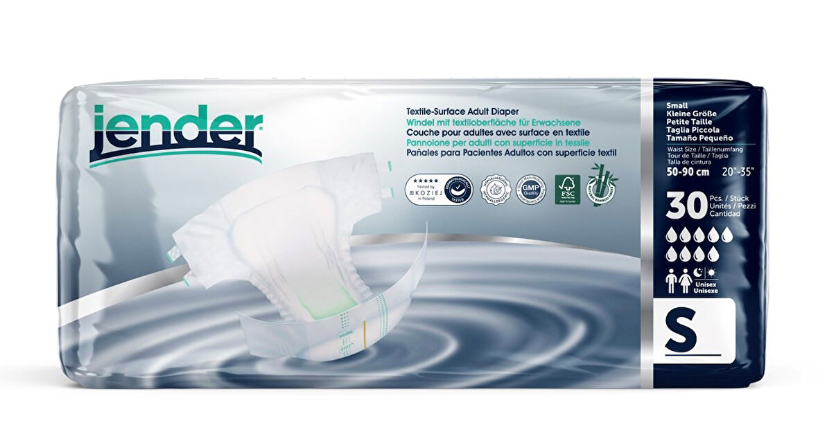 JENDER BELBANTLI HASTA BEZİ SMALL KÜÇÜK BOY 30 LU * 4 PAKET