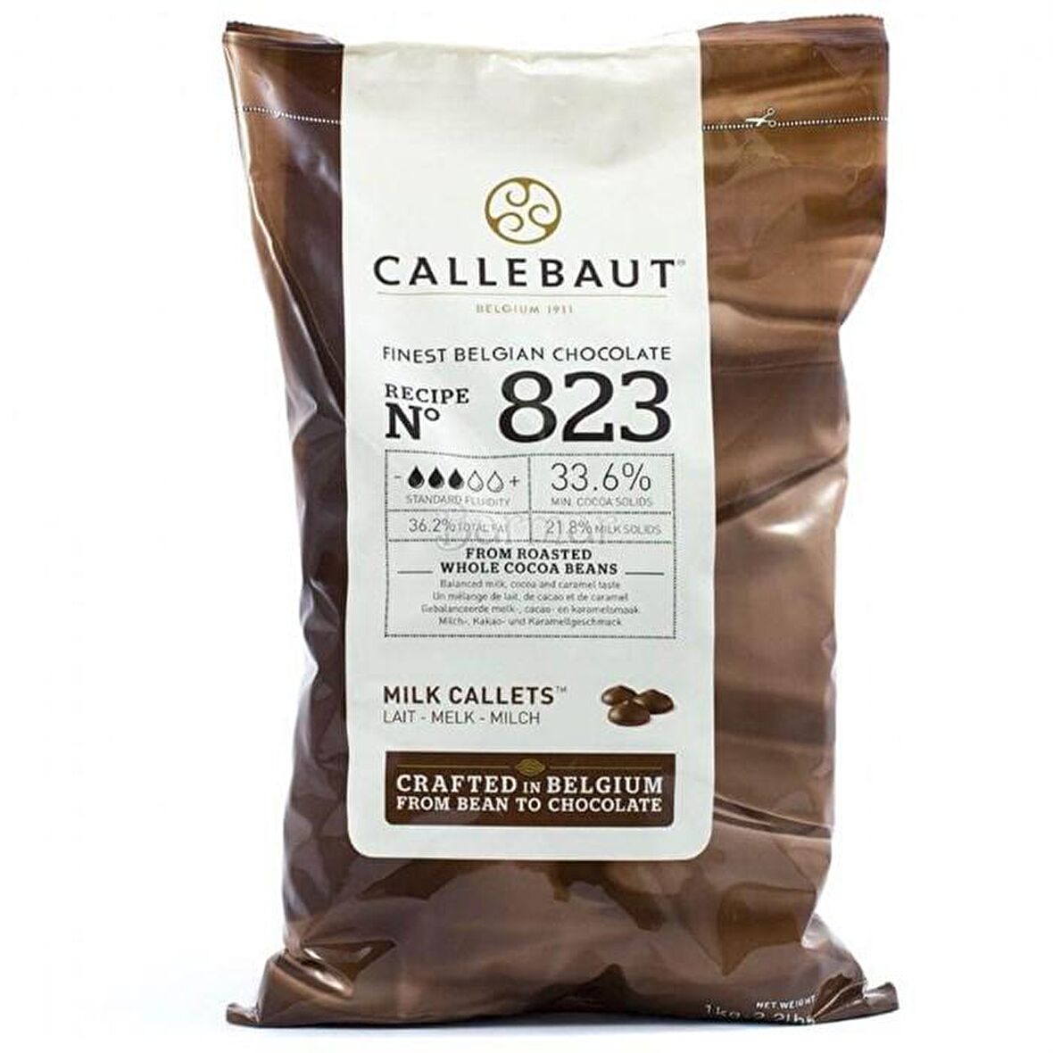 Callebaut Sütlü Kuvertur Pul Çikolata 1 Kg 