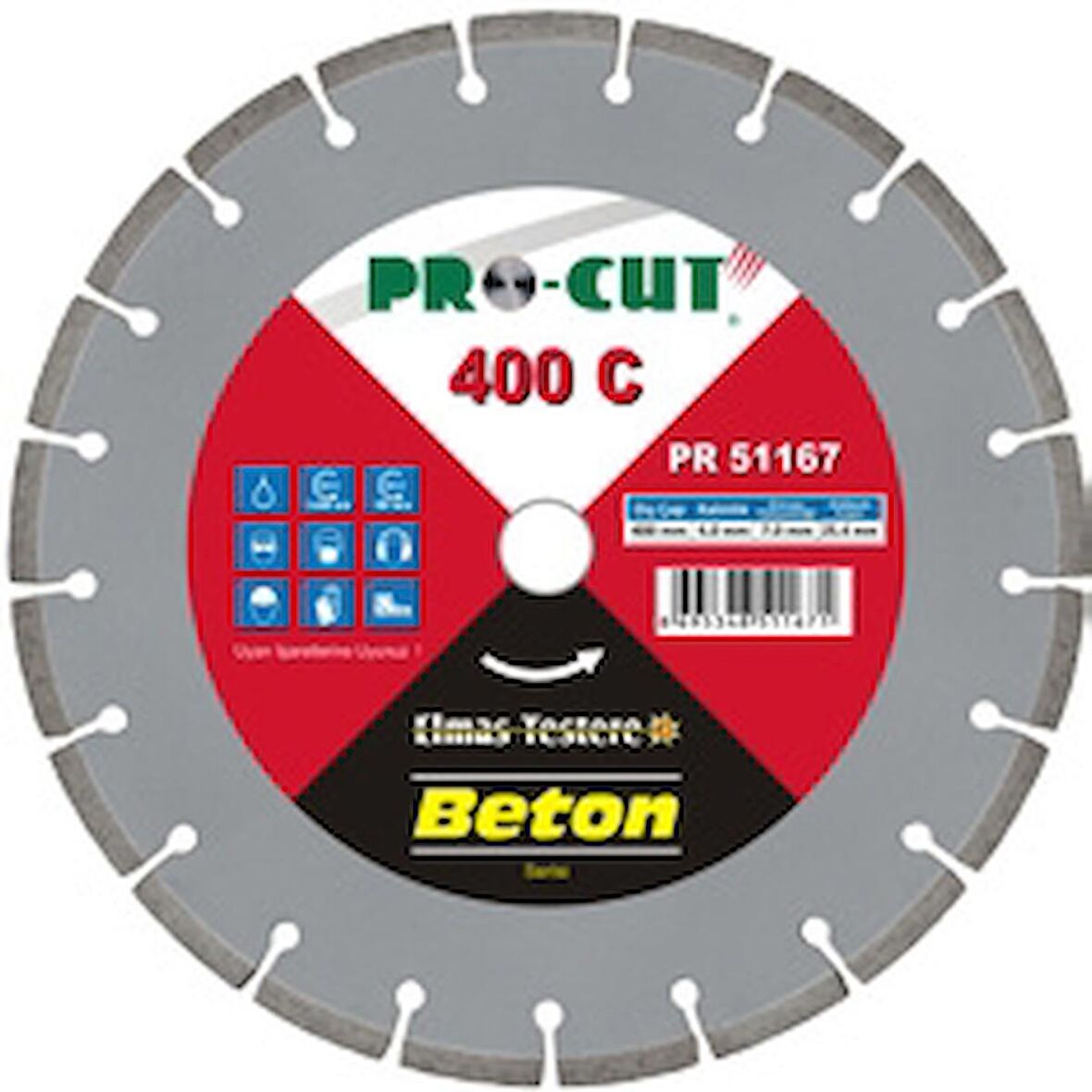 Procut PR51170 500mm Beton Kesme Bıçağı