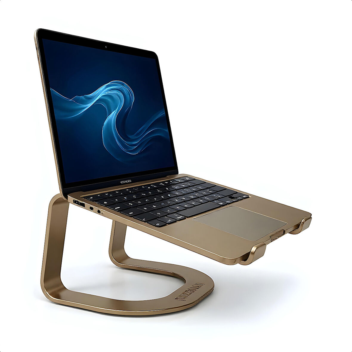 Prexua Lifter Ergonomik Metal Notebook & Laptop Standı - Gold
