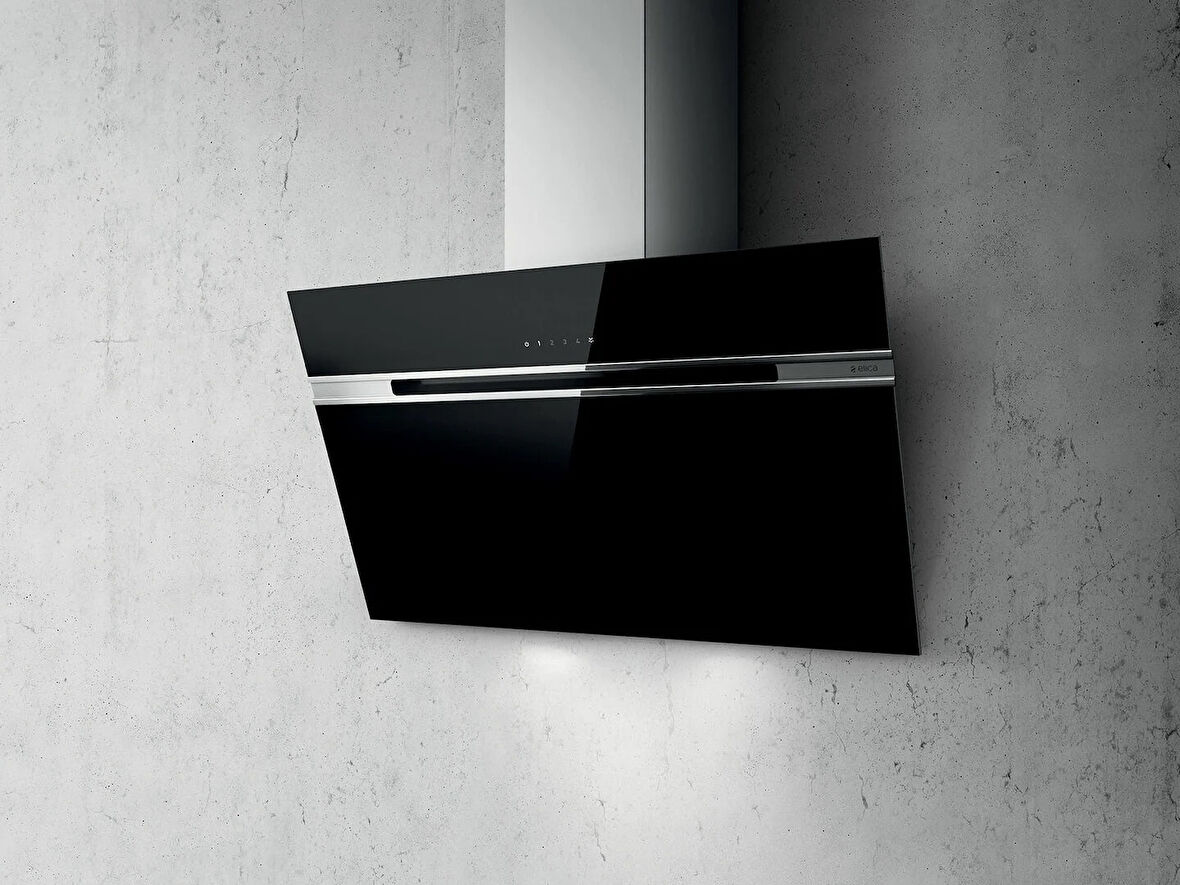 Elica PRF0101143B STRIPE BL/A/90  Duvar Tipi Davlumbaz