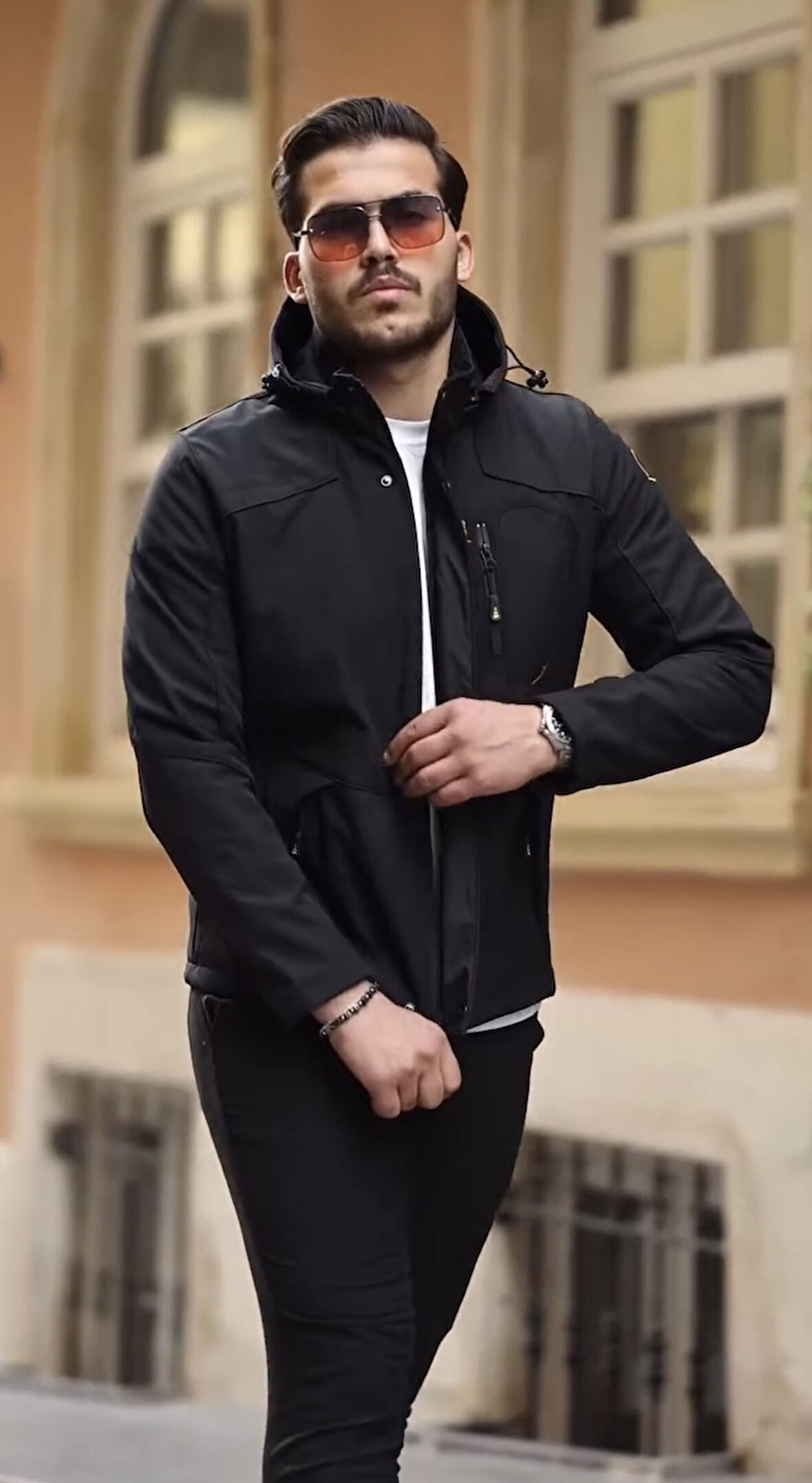 PRİFALDİ Su Ve Rüzgar Geçirmez Kürklü Softshell Erkek Mont 