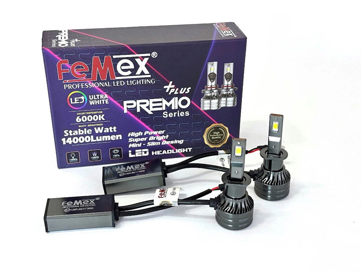 Premio Plus H1 Şimşek Etkili Led Xenon 14000 Lumen