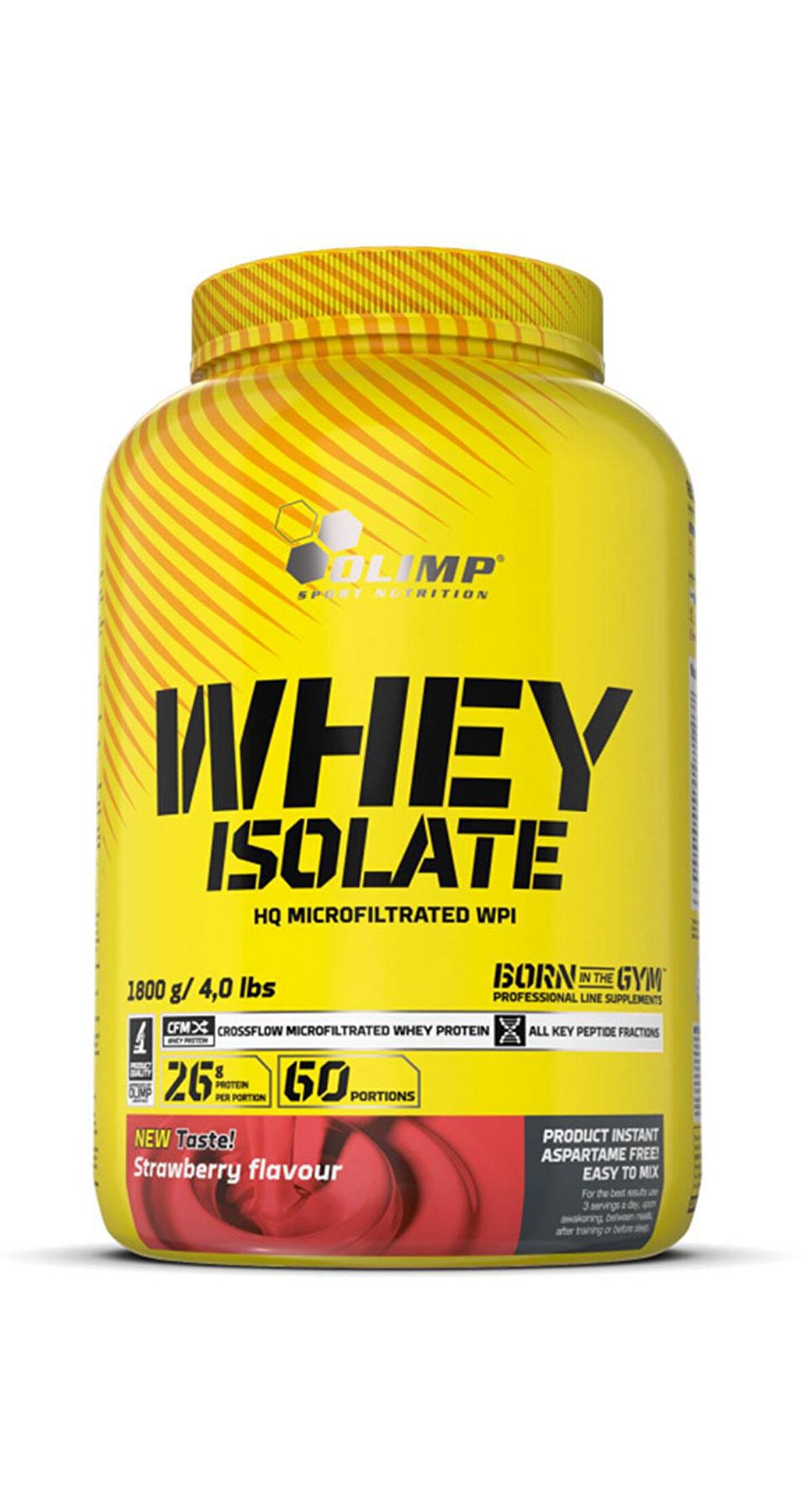 Olimp İzole Whey Protein Tozu 1800 gram İsolate Çilek Aromalı