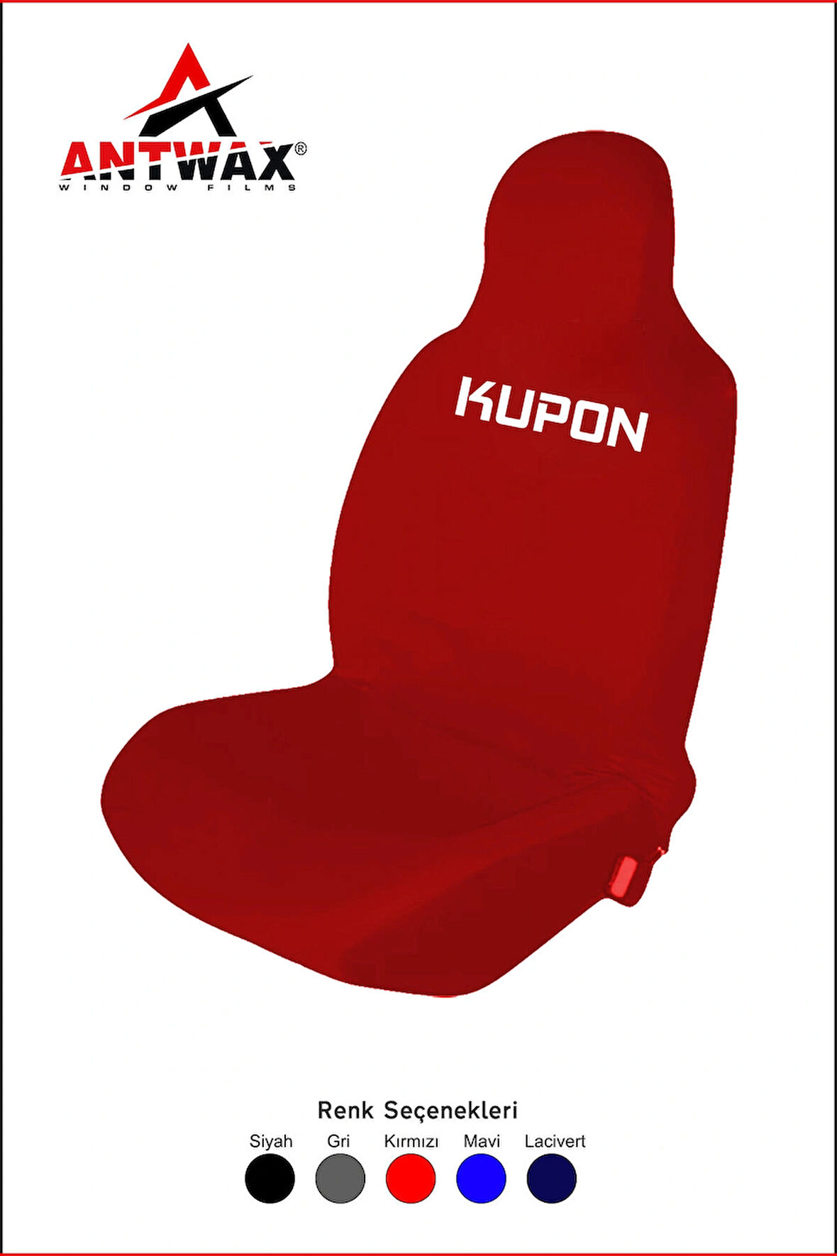 KUPON Yazılı PRO Oto Koltuk Kılıfı Penye Universal
