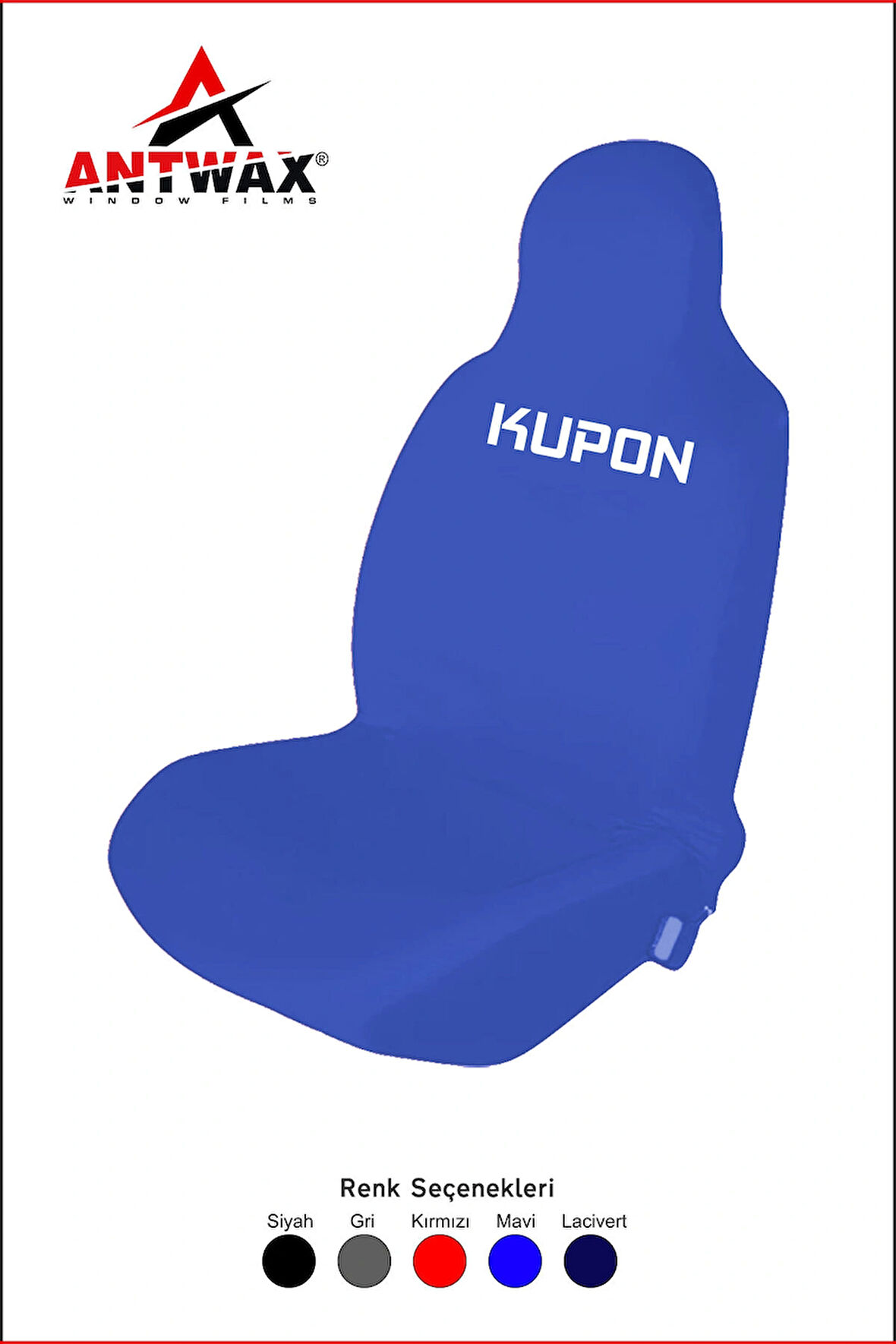 KUPON Yazılı PRO Oto Koltuk Kılıfı Penye Universal