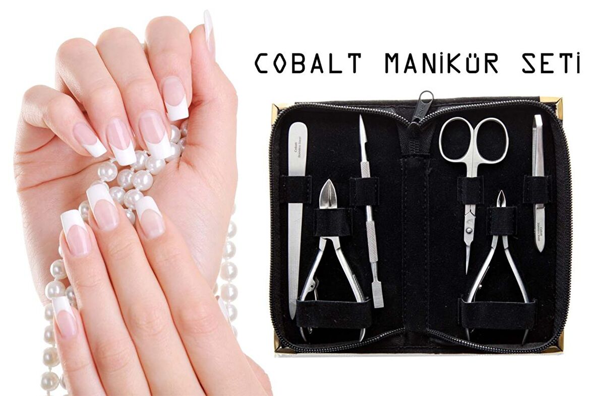 Cobalt Profesyonel Manikür & Pedikür Seti Çantalı 6 Parça