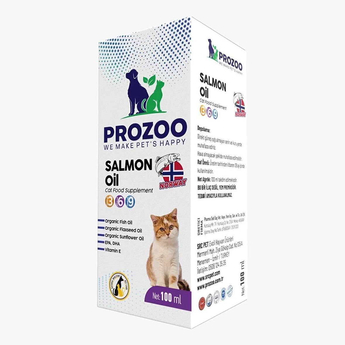 Somon Yağı Kedi 100 Ml