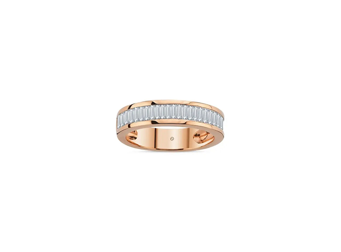 LUXURY COLLECTİON 0,82ct Yarımtur Yüzük