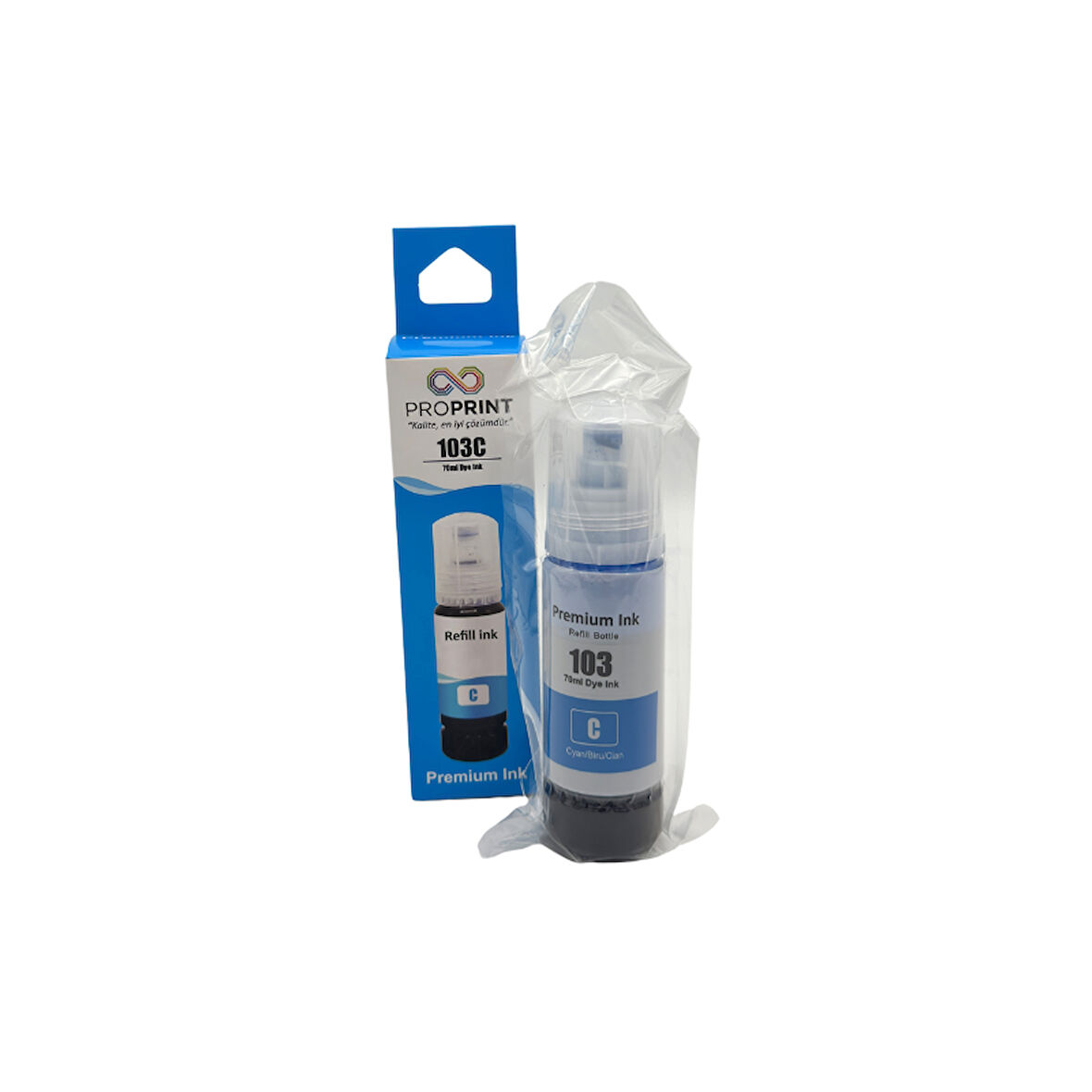ProPrint Epson L3210 Mavi Muadil Mürekkep 103 - 70 ML
