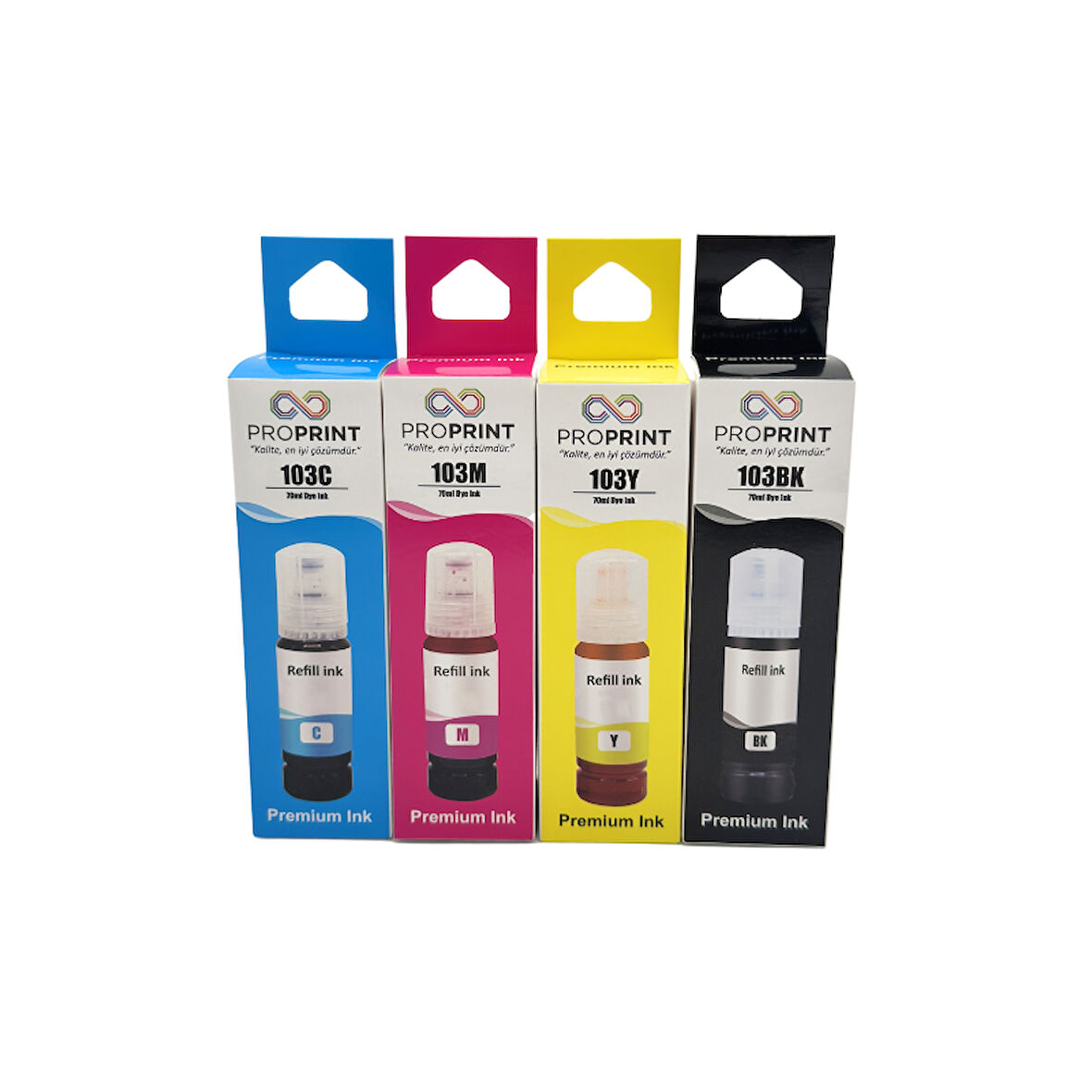 ProPrint Epson L11050 4 Renk Muadil Mürekkep 103 - 70 ML