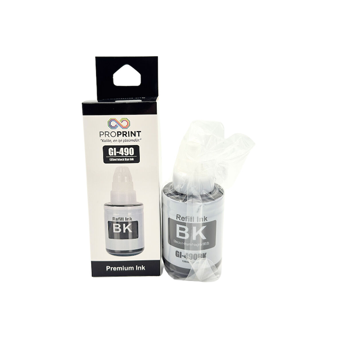 ProPrint Canon G3400 Siyah Mürekkep 135 ML GI-490